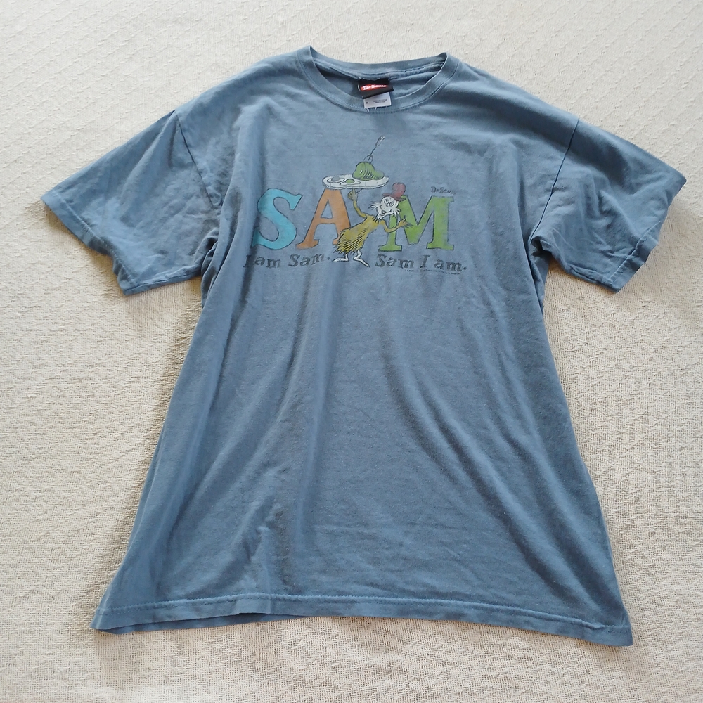 LAST CHANCE! dr.seuss ♡ '01 sam i am shirt y2k vintage teacher green eggs ham